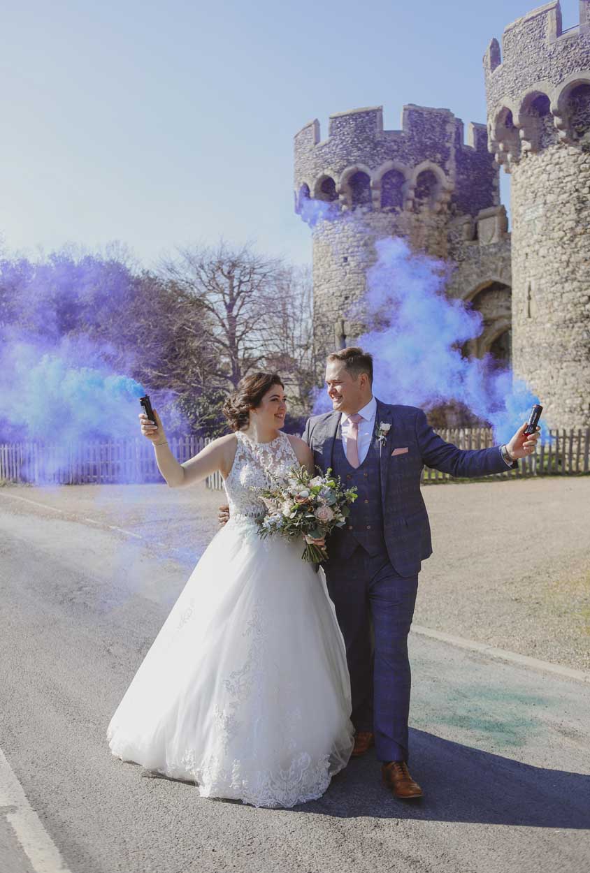 Cooling Castle Barn Wedding Photography