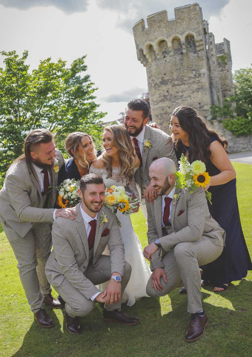 Cooling Castle Barn Wedding Photography